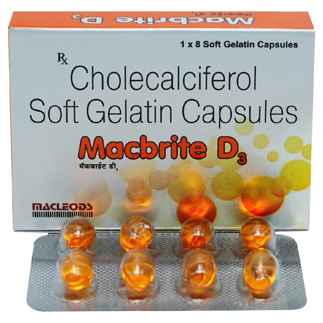 Macbrite D3 Soft Gelatin Capsule